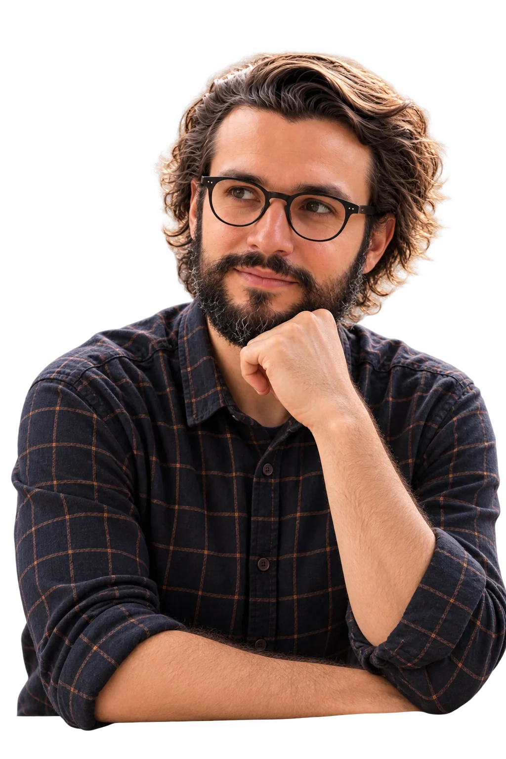 Rémi Reguin, fondateur de l’Agence Regar, pensif, en pleine réflexion stratégique